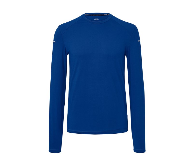 Tchibo - Langarm-Funktionsshirt - Herren - Gr. L - blau