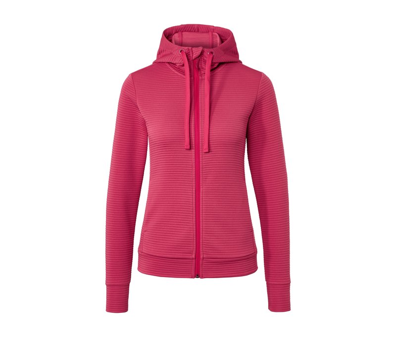 Tchibo - Kapuzenjacke - Damen - Gr. XXL - dunkelrosa