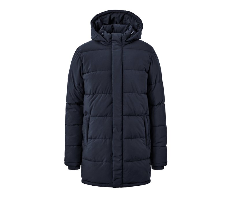 Tchibo - Stepp-Parka mit Kapuze - Herren - Gr. M - dunkelblau