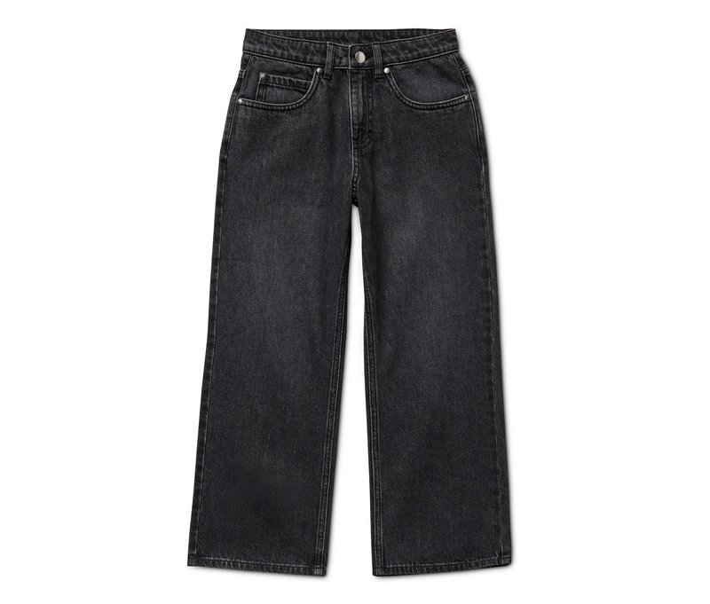 Tchibo - Kinder Wide Leg Jeans ‒ Fit »Finn« - Herren - Gr. 146 - grau