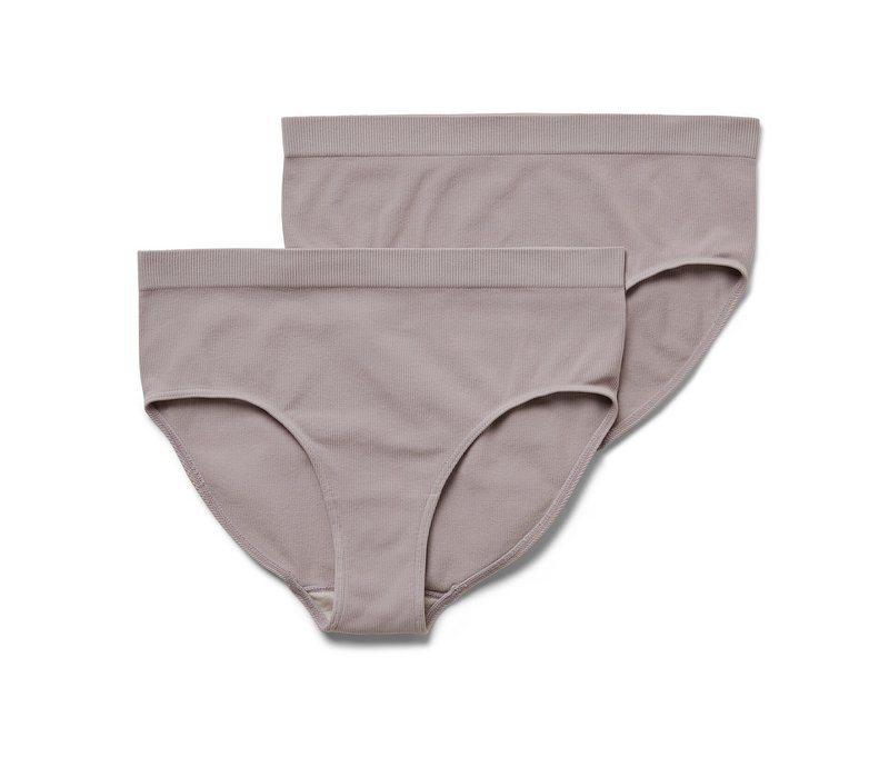 Tchibo - 2 Seamless-Pantys - Damen - Gr. S - grau
