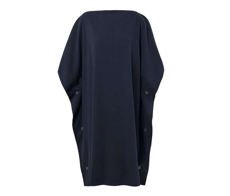 Tchibo - 2-in-1-Badetuch-und-Poncho - dunkelblau