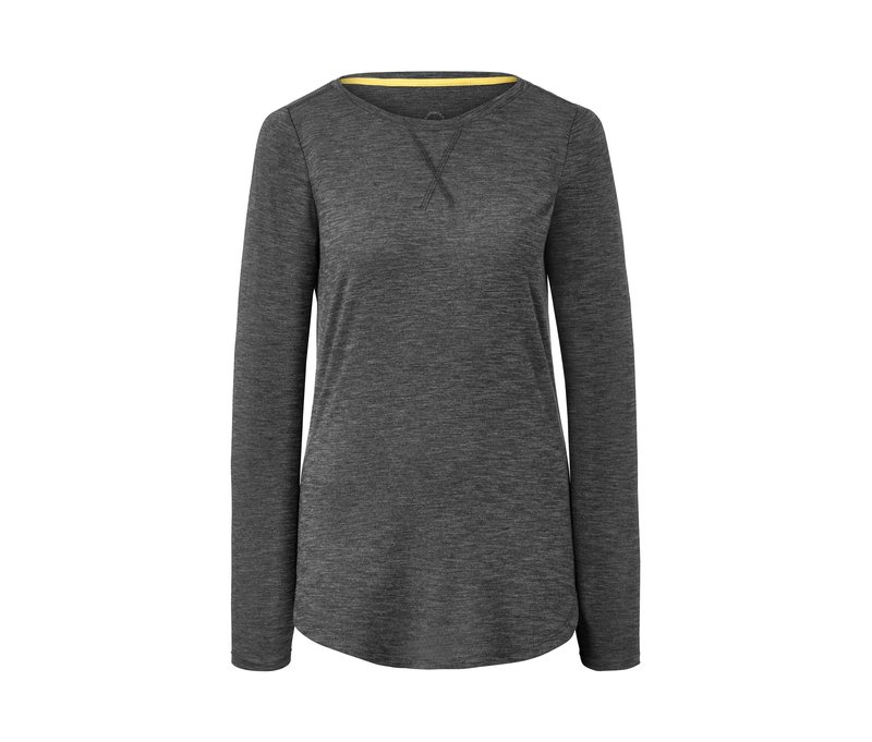 Tchibo - Langarm-Sportshirt - Damen - Gr. XS - anthrazit