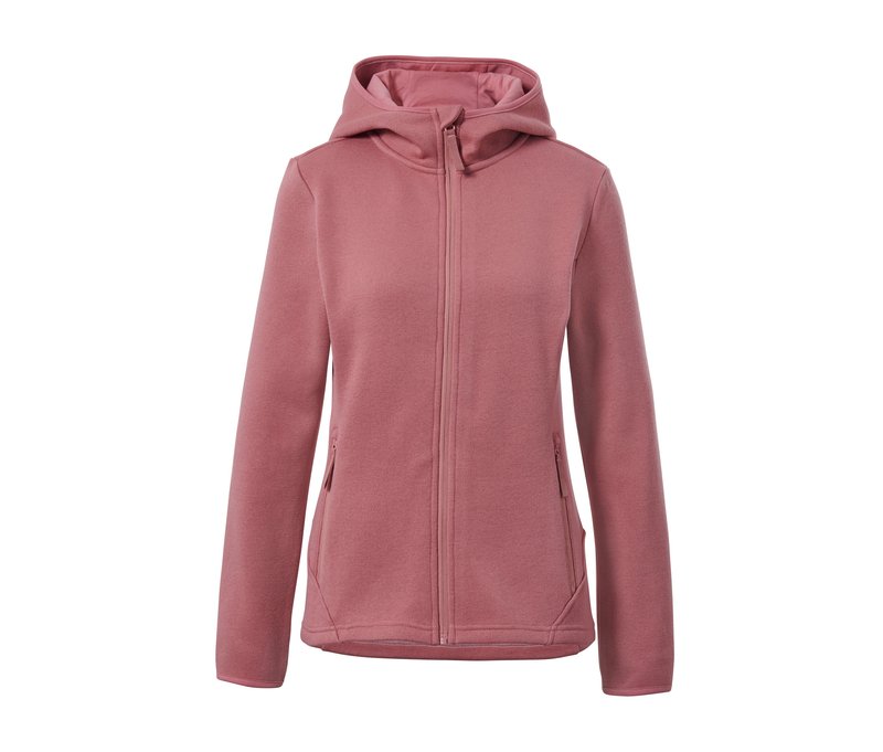 Tchibo - Strickfleece-Jacke - Damen - Gr. L - rosé