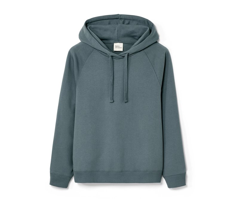 Nah/Studio Hoodie - nachhaltige Baumwolle - Gr. S - blau