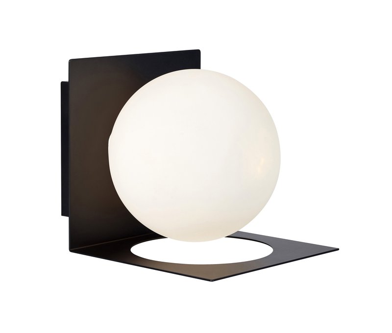 Tchibo - Wandleuchte - 13,5x13x16cm - schwarz - Metall / Glas