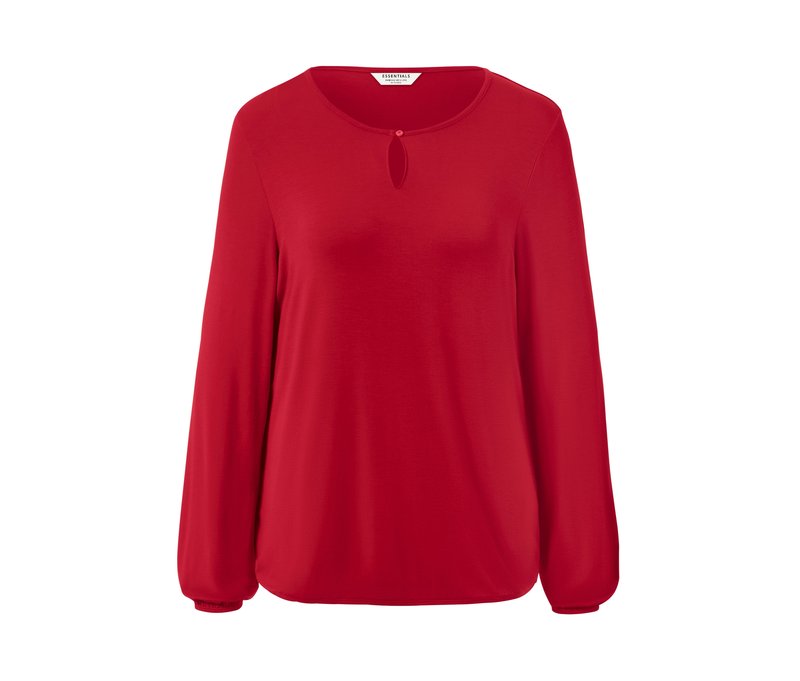 Tchibo - Blusenshirt - Damen - Gr. XL - rot