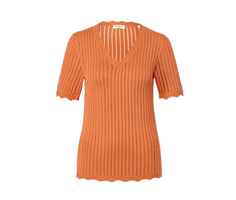Tchibo - Strick-Shirt - Damen - Gr. XL - orange