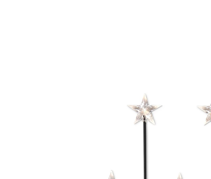 Tchibo - 5 Solar-Leuchtstäbe - schwarz