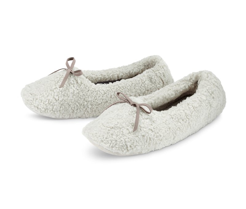 Tchibo - Hausschuhslipper - Damen - Gr. 36-37 - weiß