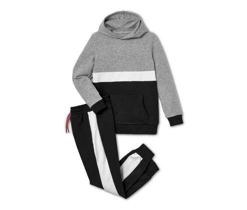 Tchibo - Sweat-Kombi - Gr. 158/164 - schwarz