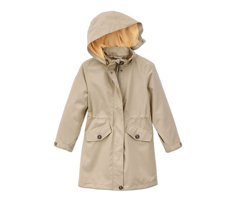 Tchibo - Allwetter-Trenchcoat mit recyceltem Material - Mädchen - Gr. 158/164 - beige