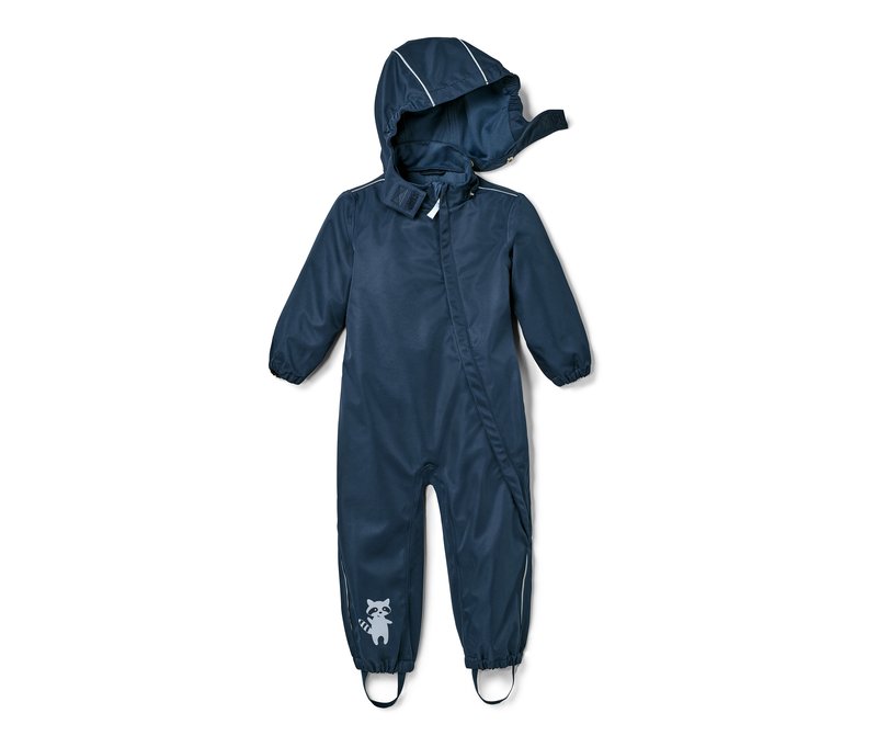 Tchibo - Regen-Einteiler - Baby - Gr. 74/80 - dunkelblau