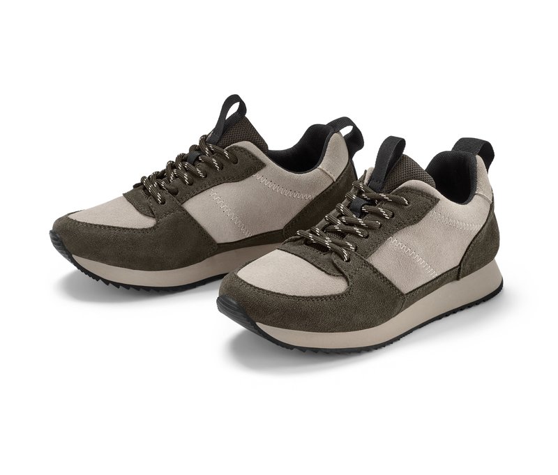 Tchibo - Veloursleder-Sneaker - Damen - Gr. 40 - beige
