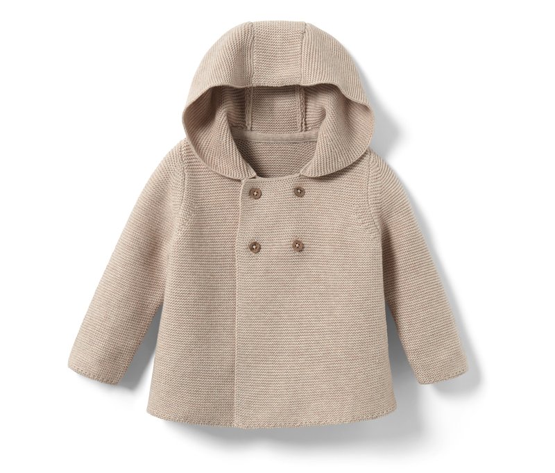 Tchibo - Baby-Strickjacke - Herren - Gr. 98/104 - beige