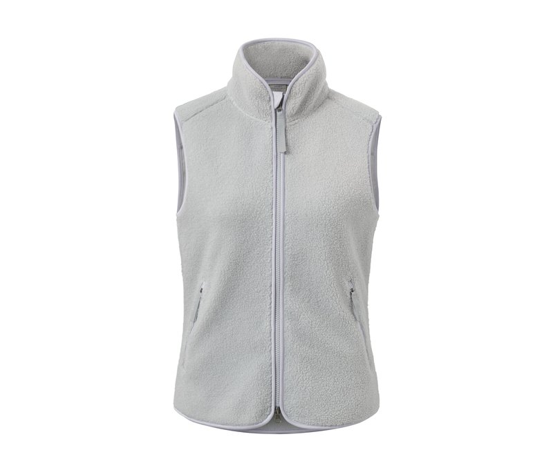 Tchibo - Teddy-Weste - Damen - Gr. S - hellgrau