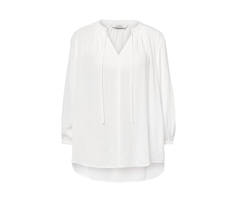 Tchibo - Tunika-Bluse - Damen - Gr. 40 - weiß