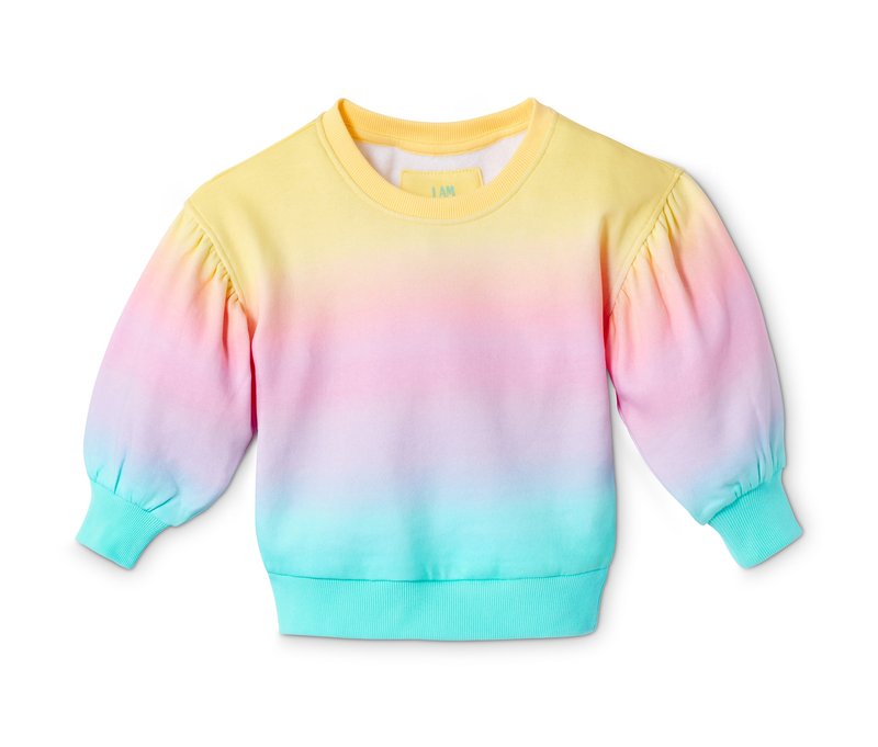 Tchibo - Sweatshirt - Mädchen - Gr. 110/116 - türkis/print