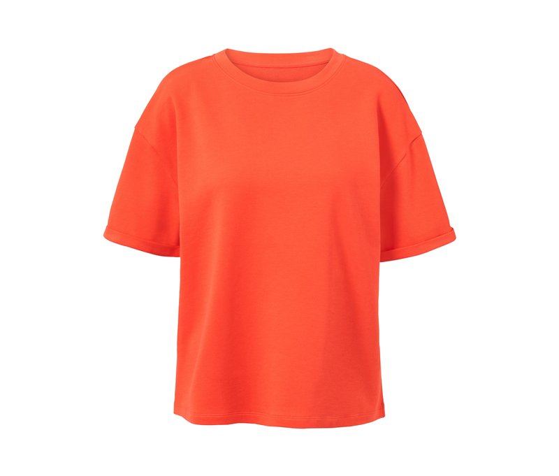 Tchibo - Lounge-Sweatshirt - Damen - Gr. M - orange