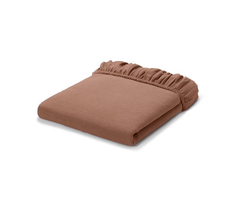 Tchibo - Premium-Musselin-Spannbettlaken, Normalgröße (135 x 200 cm)