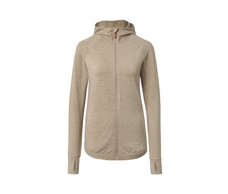 Tchibo - Kapuzenjacke »Softtouch« - Damen - Gr. XL - beige
