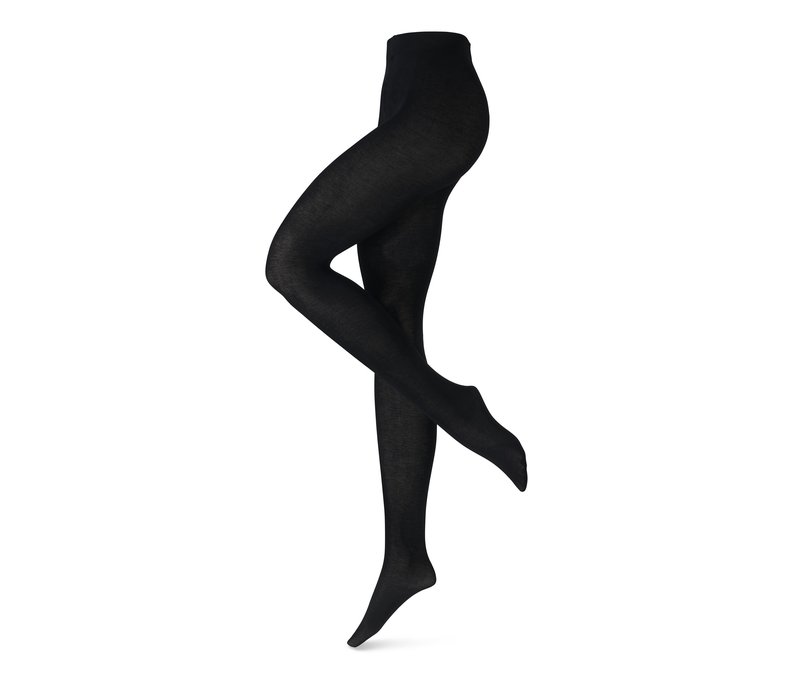 Tchibo - Strick-Strumpfhose mit Viskose - Damen - Gr. S - schwarz