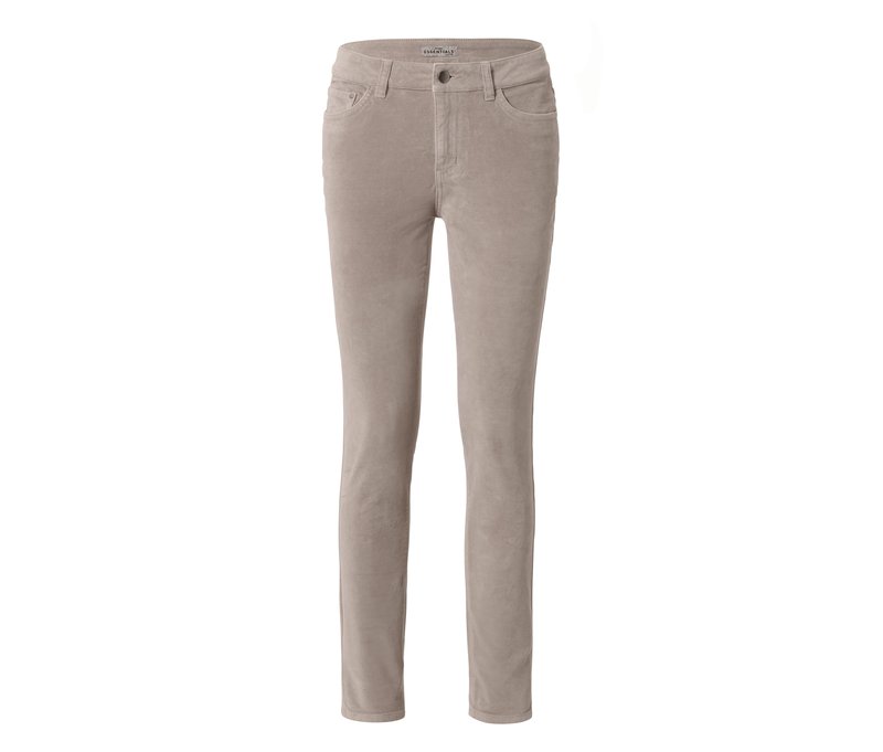 Tchibo - Samthose - Damen - Gr. 48 - taupe