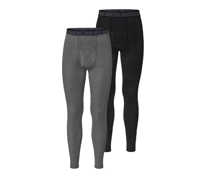 Tchibo - 2 Thermo-Funktionsunterhosen - Herren - Gr. L - anthrazit