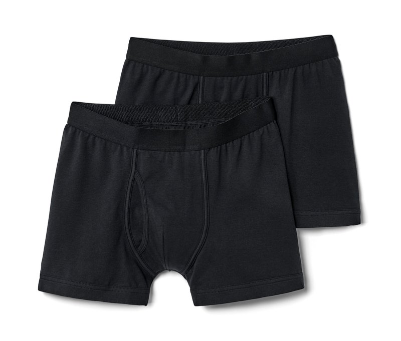 Tchibo - 2 Slipboxer mit Eingriff - Herren - Gr. M/5 - schwarz