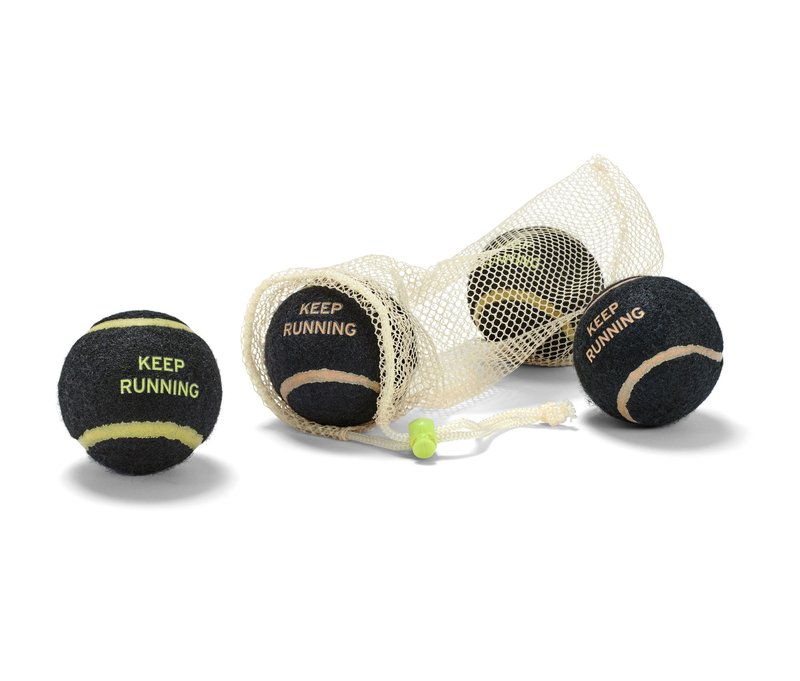 Tchibo - 4 Hunde-Spielzeugbälle - weiß