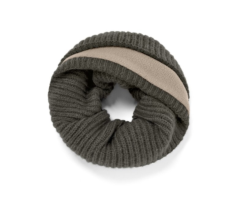 Tchibo - Strick-Schlauchschal - grau