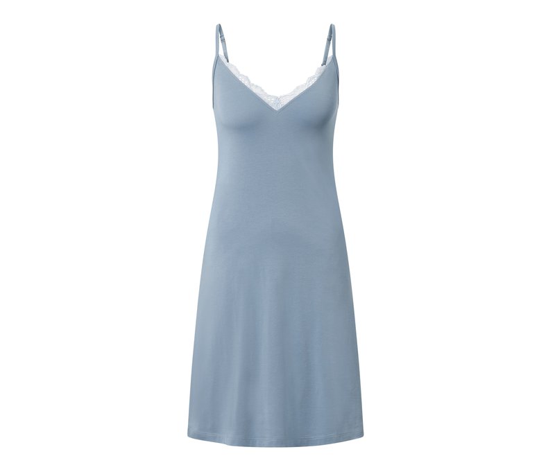 Tchibo - Trägernachthemd - Damen - Gr. XL - blau