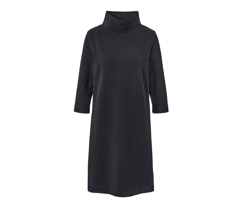 Tchibo - Sweatkleid mit 3/4-Arm - Damen - Gr. L - schwarz