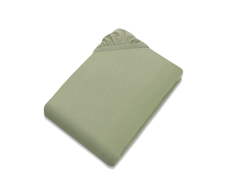 Tchibo - Schöner Wohnen Perkal-Spannbettlaken - olivgrün