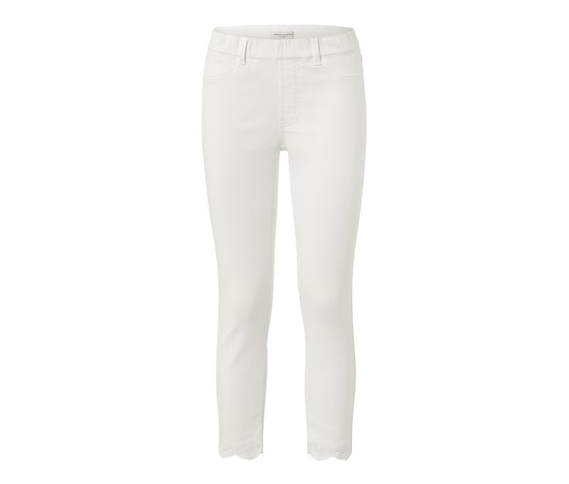 Tchibo - 7/8-Treggings mit Lochstickerei - Damen - Gr. 38 - weiß