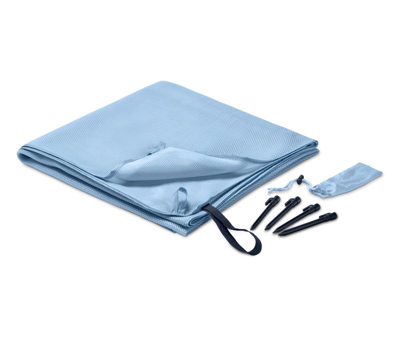 Tchibo - Sandfreie Stranddecke - hellblau