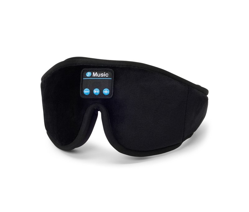Tchibo - Schlafmaske mit Kopfhörer - schwarz