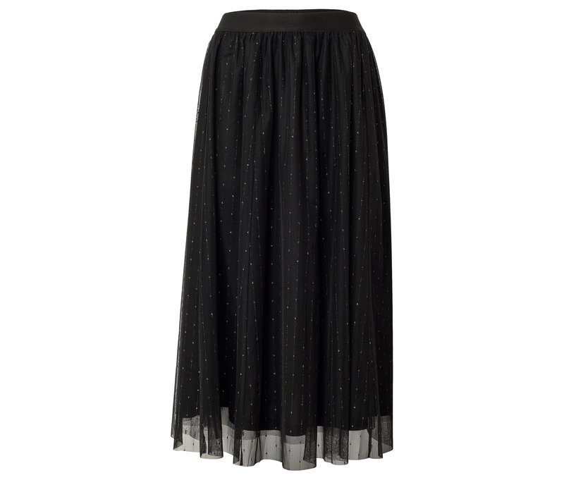 Tchibo - Tüllrock mit Glitzer - Damen - Gr. XL - schwarz