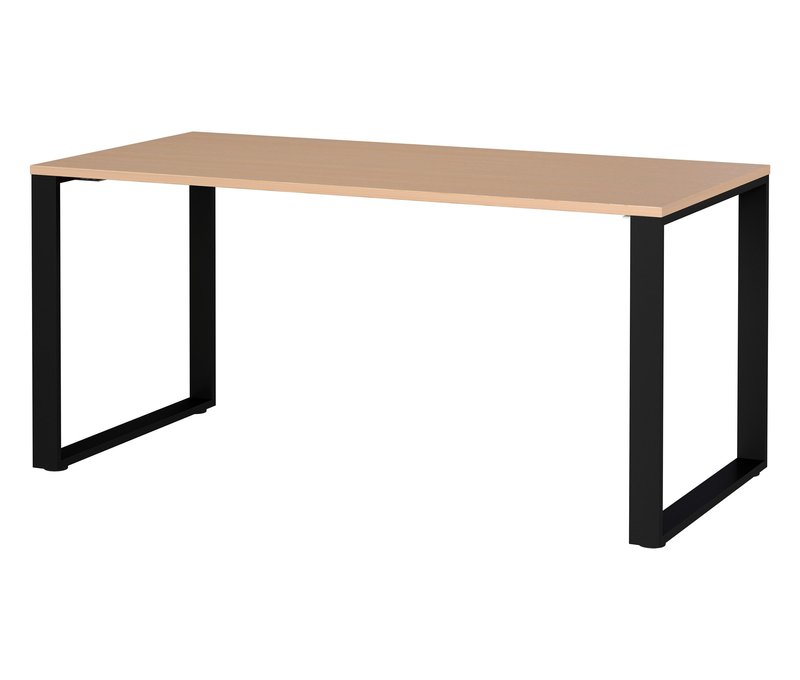 Tchibo - Schreibtisch »Oviedo« - 160x80x74cm - schwarz - Holz / Metall