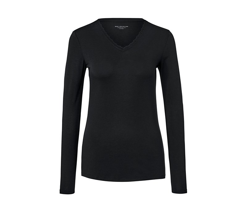 Tchibo - Thermo-Langarmshirt - Damen - Gr. M - schwarz