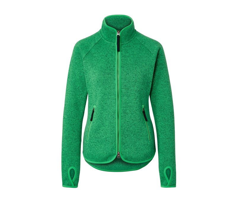 Tchibo - Strickfleece-Jacke - Damen - Gr. XL - grün