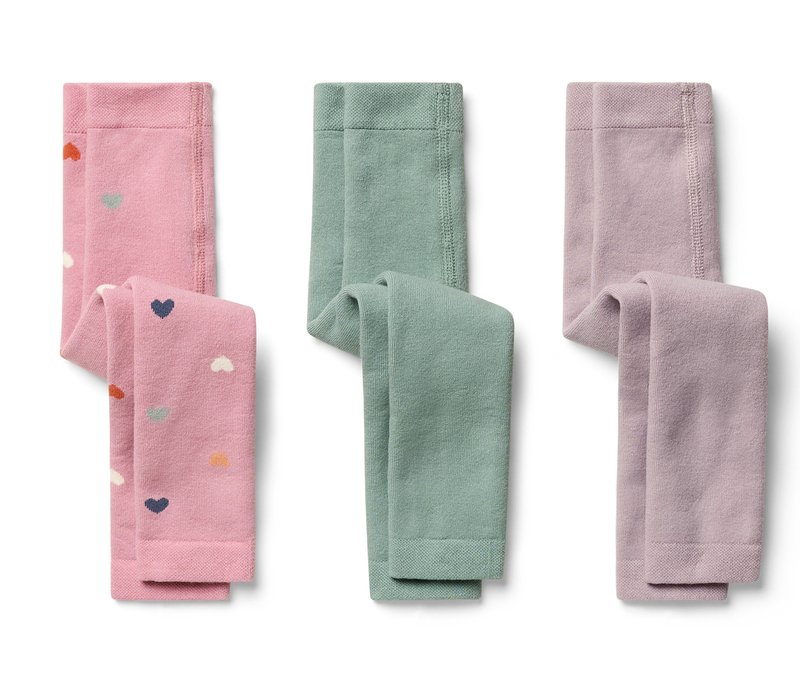 Tchibo - 3 Kinder-Thermoleggings - Mädchen - Gr. 134/140 - rosa