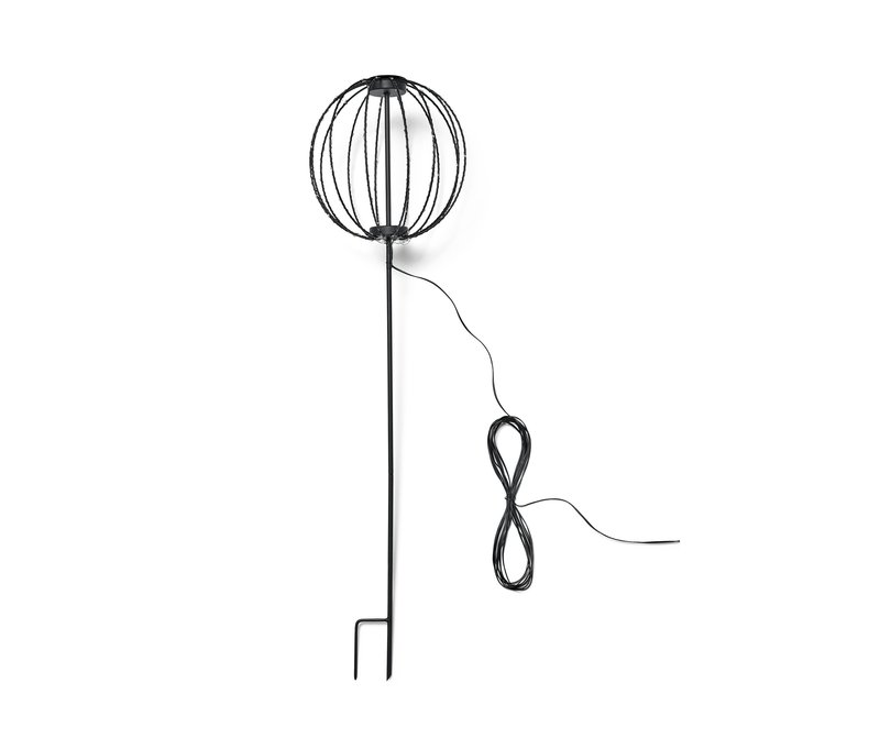 Tchibo - LED-Gartenstecker »Kugel« - schwarz
