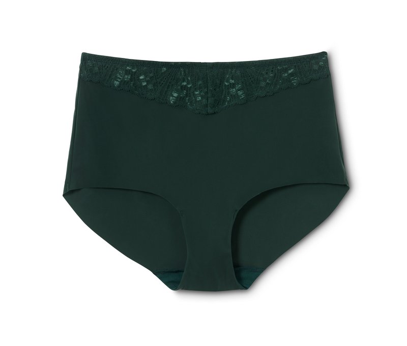 Tchibo - Highwaist-Panty - Damen - Gr. XL - dunkelgrün