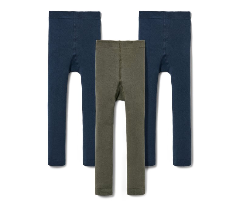 Tchibo - 3 Thermoleggings - Gr. 98/104 - dunkelblau