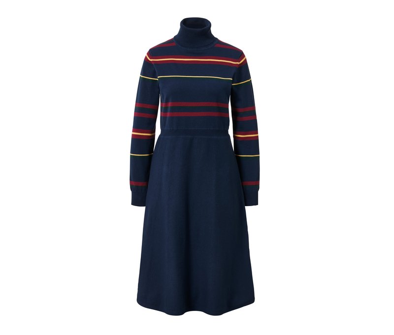Tchibo - Strickkleid - Damen - Gr. 40 - dunkelblau/gestreift