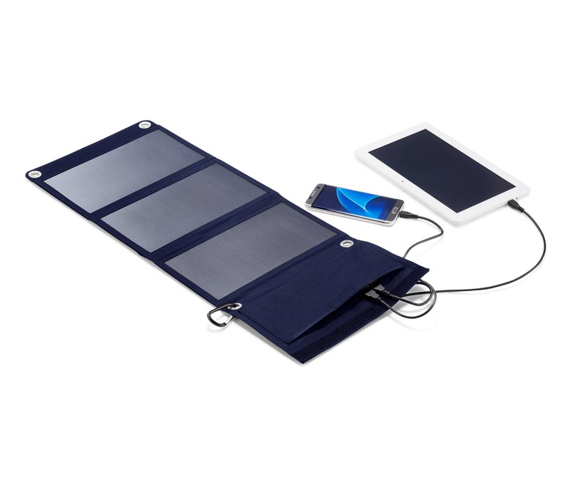 Tchibo - Faltbares Solar-Ladegerät - schwarz