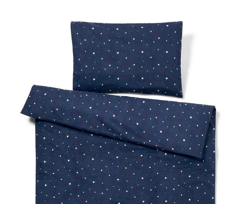 Tchibo - Kinder-Biber-Bettwäsche - dunkelblau