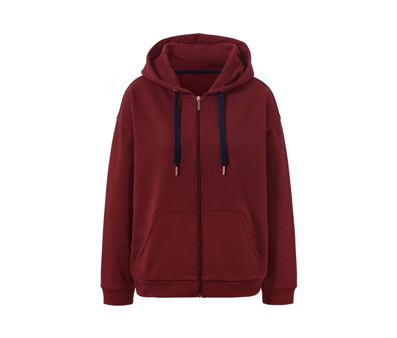 Tchibo - Lounge-Jacke - Damen - Gr. M - bordeaux