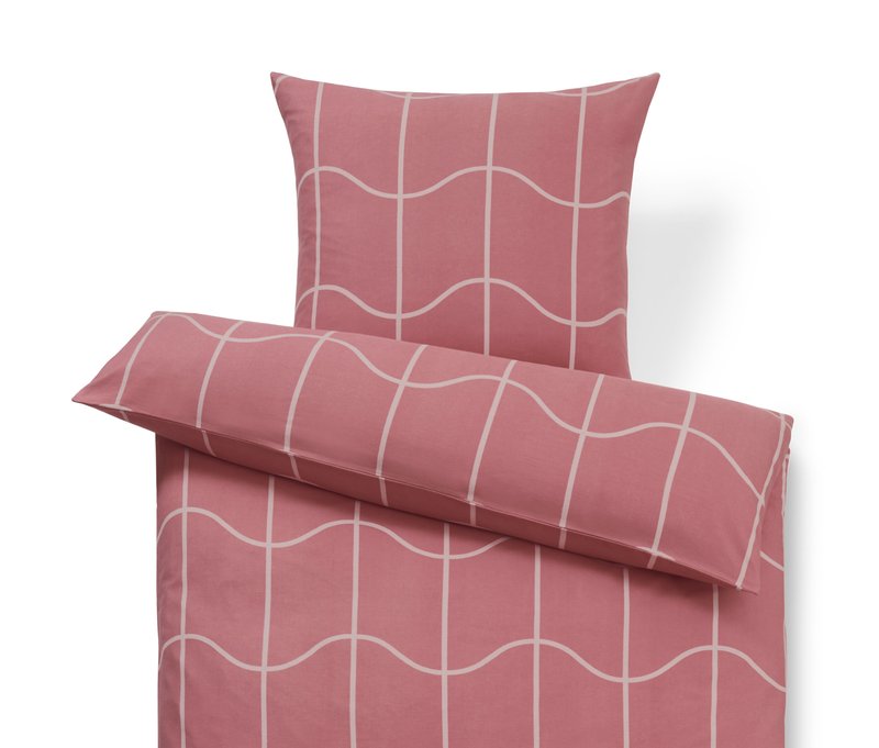 Tchibo - Biber-Bettwäsche - hellrosa